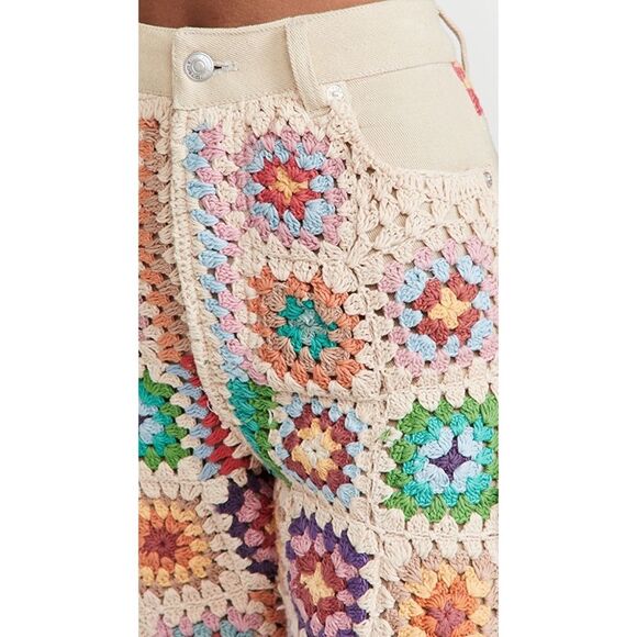 Free People x We The Free Crochet Zuri Mom Jeans $198 - Picture 10 of 10